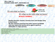 Tablet Screenshot of goodcaremovers.com